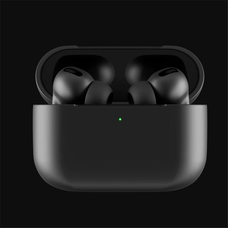 ANC Premium Airpods Pro White/Black – Master High Quality Buzzer Airpods ( 11.11 Sale Price)