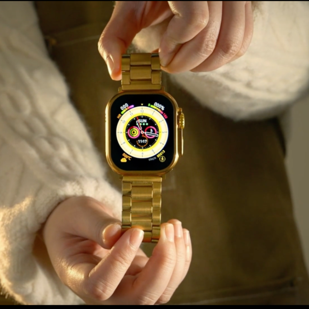 Smartwatch Ultra Gold Edition (Flash Sale) Limited TIme Discount