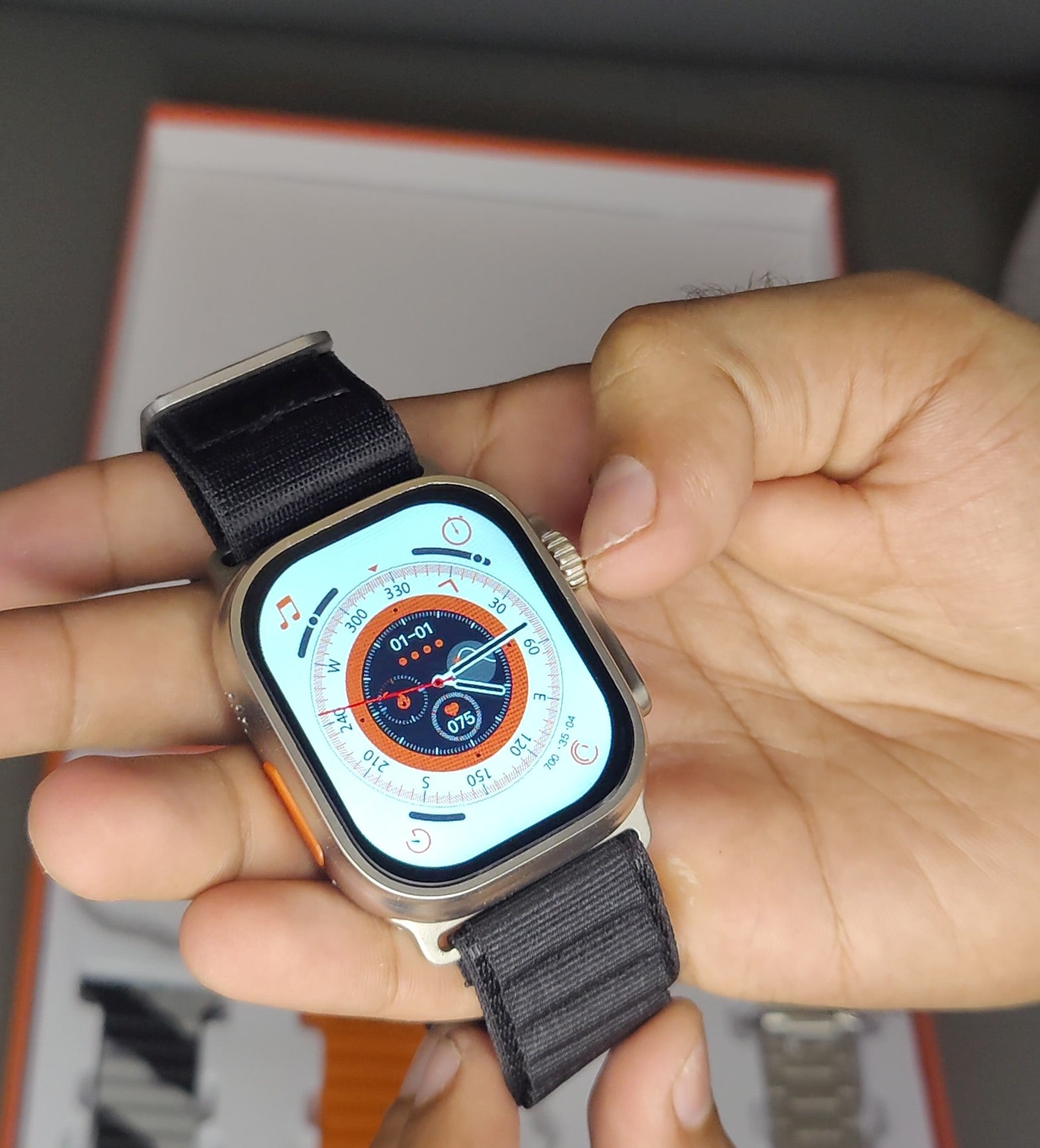 Watch 8 Ultra With 4 Extra Straps ( 49mm High Quality Watch )