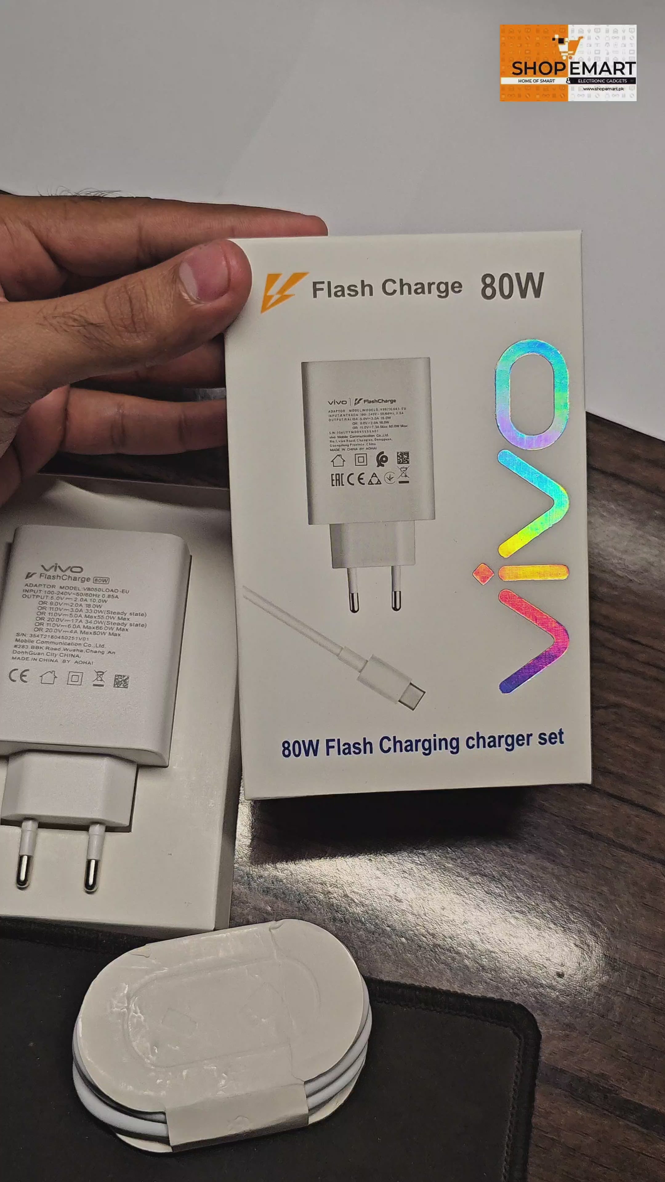Vivo Original Flash Charger With Cable