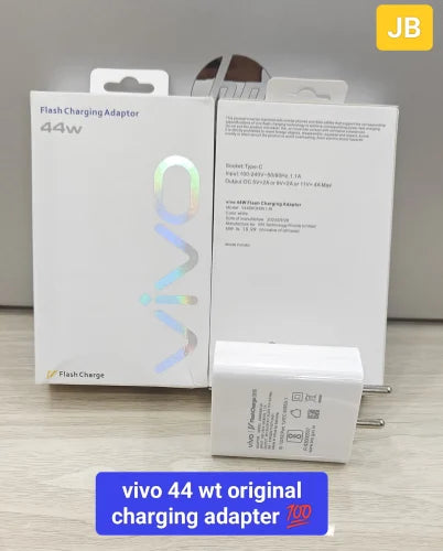 Vivo Original Charger 44W Flash Charge with Cable