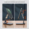 Load image into Gallery viewer, Mobile Desktop Stand Cell Phone Stand, Fully Foldable Compact iPad Stand Adjustable Cell Phone Stand for Desk Metal Rod Desktop Phone Holder