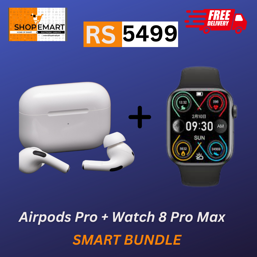 Airpods Pro + Watch 9 Smart Bundle of 2 ( Limited Time Offer)